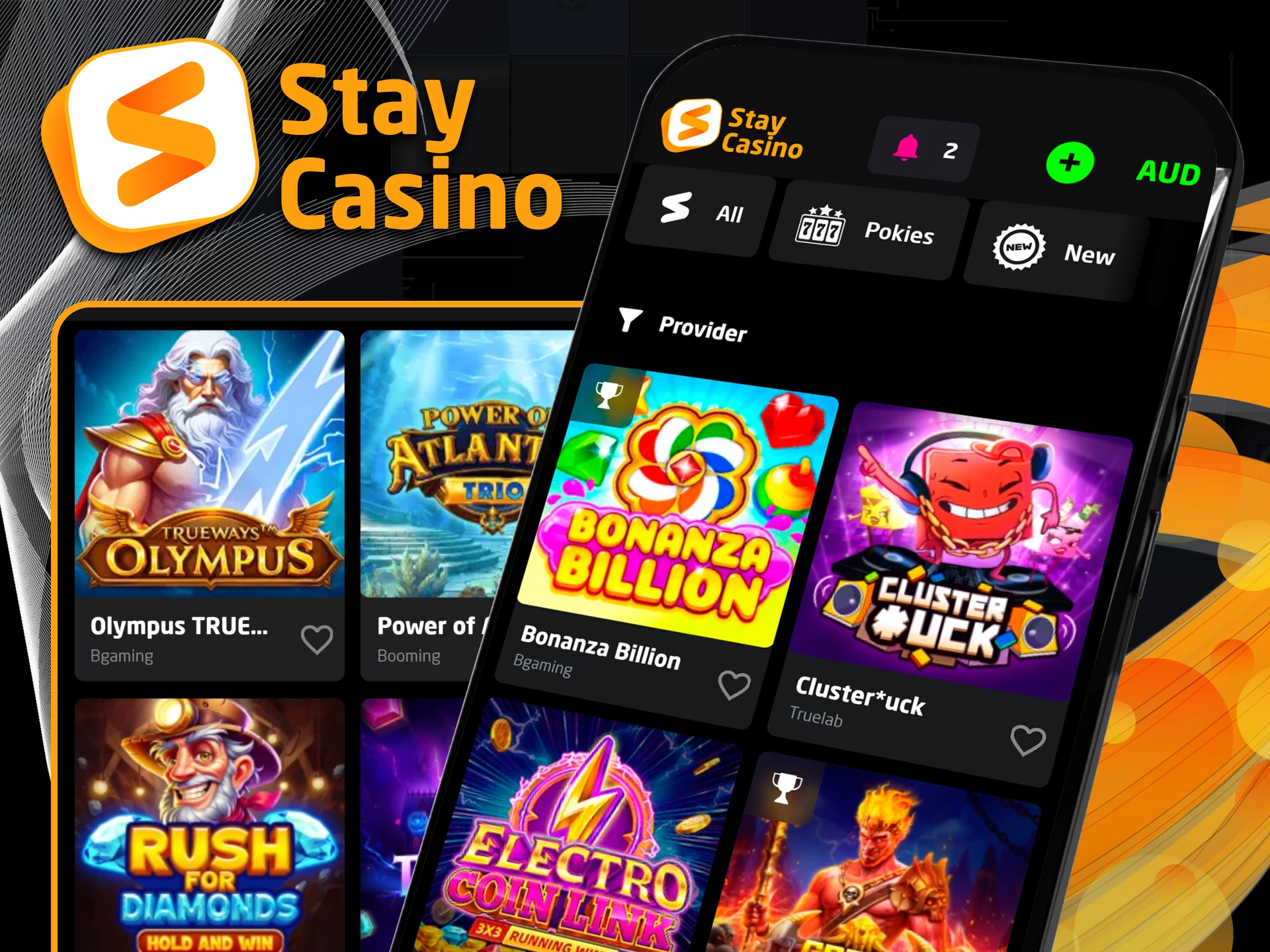 Jackpot games at Stay Casino